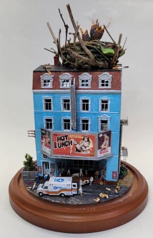 Main view of Start 'Em Young diorama